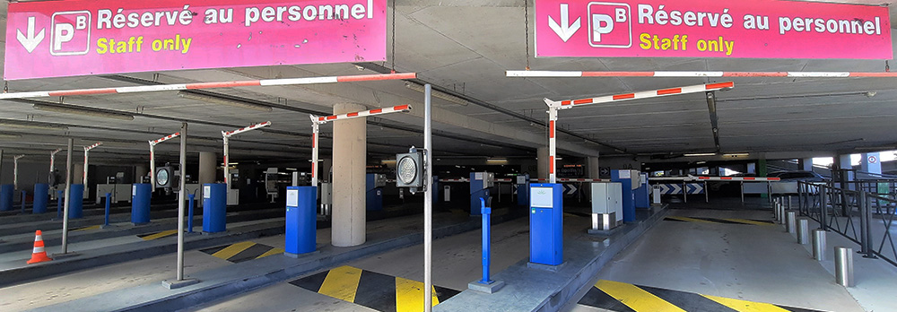 Parkings r&eacute;serv&eacute; au personnel A&eacute;roport de Nice